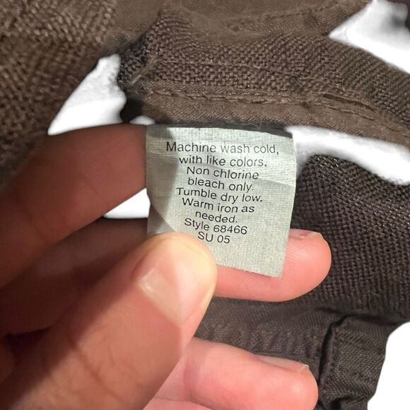 J. Crew brown cotton & linen blend coat. Size xs - Picture 3 of 7